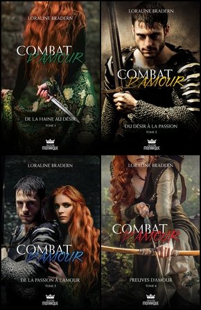 Télécharger Le Coffret tétralogie Combat d&rsquo;amour de Loraline Brader PDF Gratuit